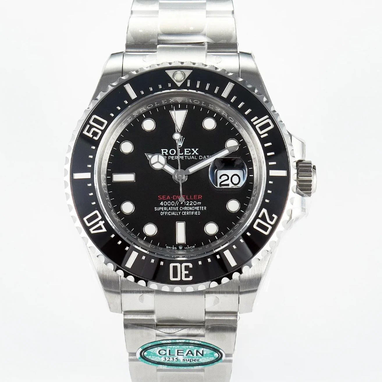 Sea-Dweller 126600 Clean 1:1 Best Edition 904L SS Case and Bracelet VR3235