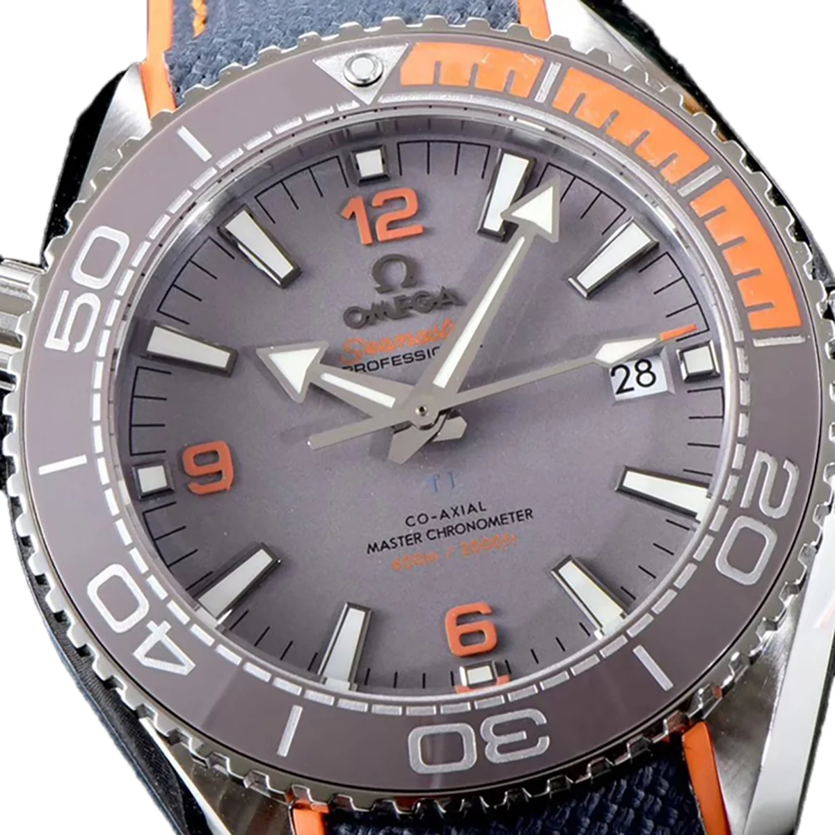 Seamaster Planet Ocean 600M 43.5mm Titanium on Rubber Strap