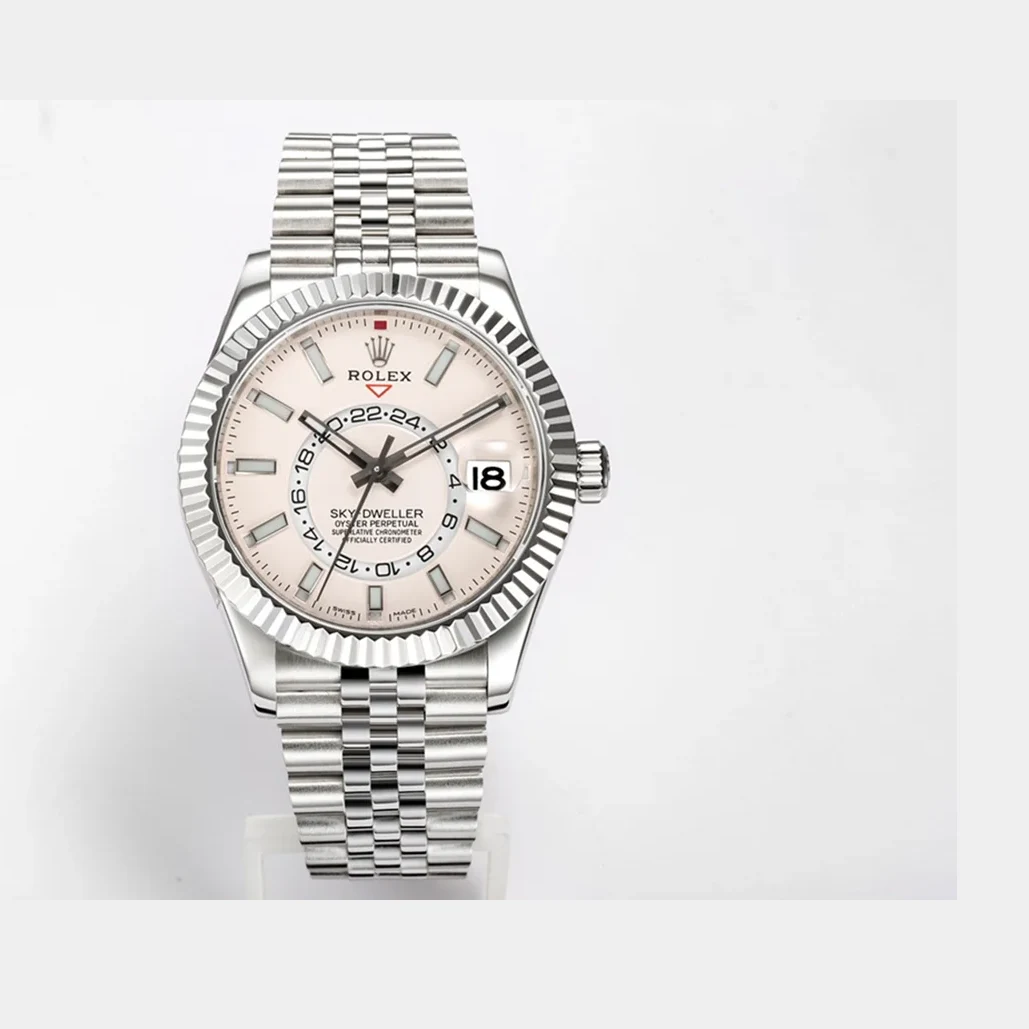 Sky-Dweller 326934 Off-White Dial in White Gold