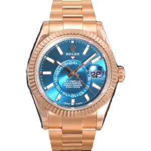 Sky-Dweller 336935 Blue-Green Dial in Everose Gold