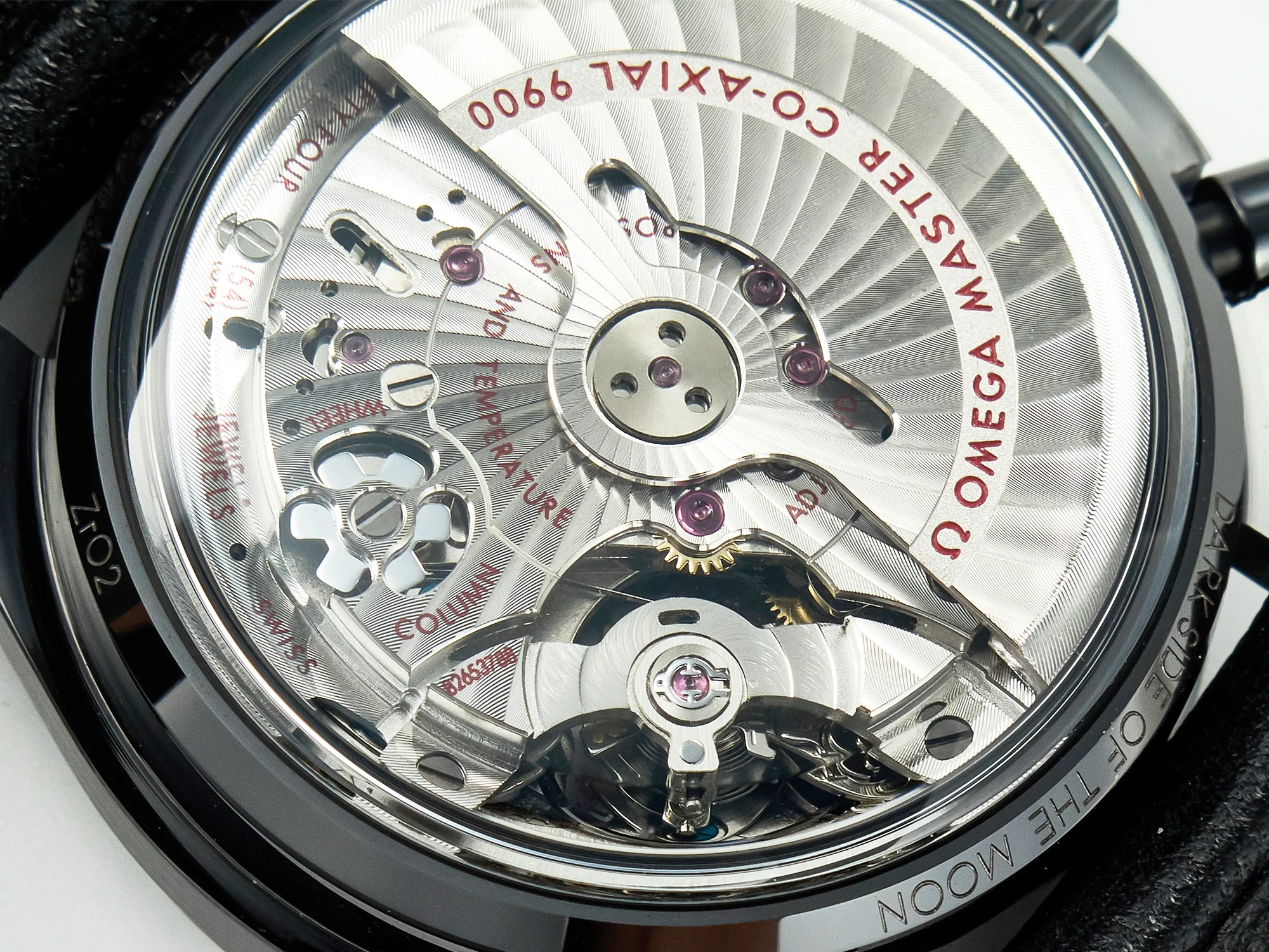 Speedmaster “Dark Side of The Moon” Real Ceramic N1F 1:1 Best Edition on Leather Strap A9900