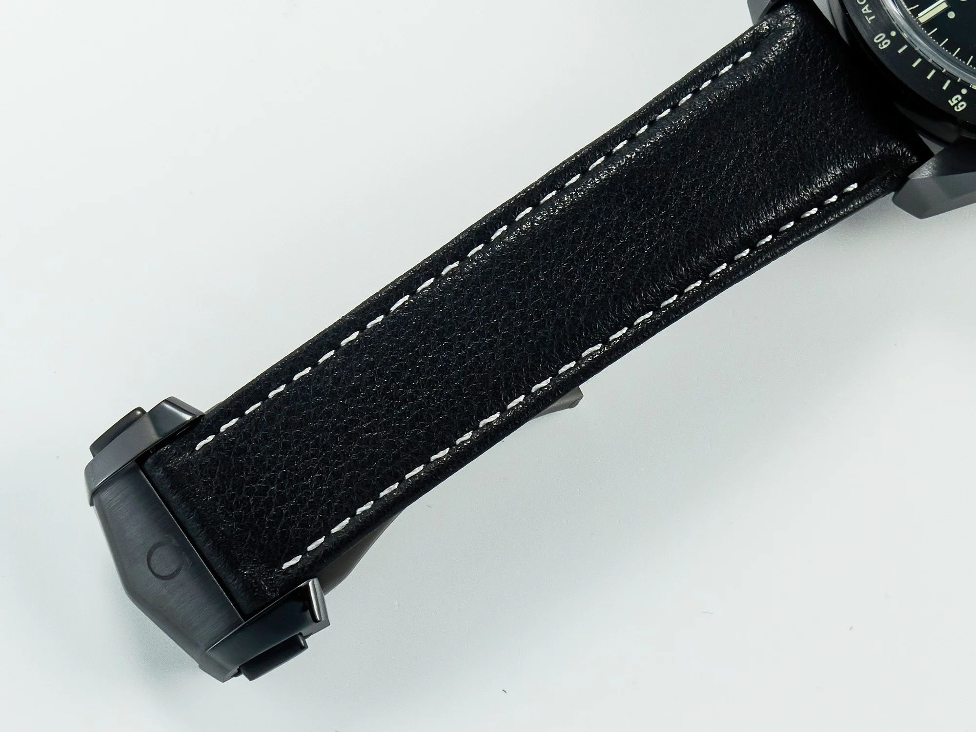 Speedmaster “Dark Side of The Moon” Real Ceramic N1F 1:1 Best Edition on Leather Strap A9900