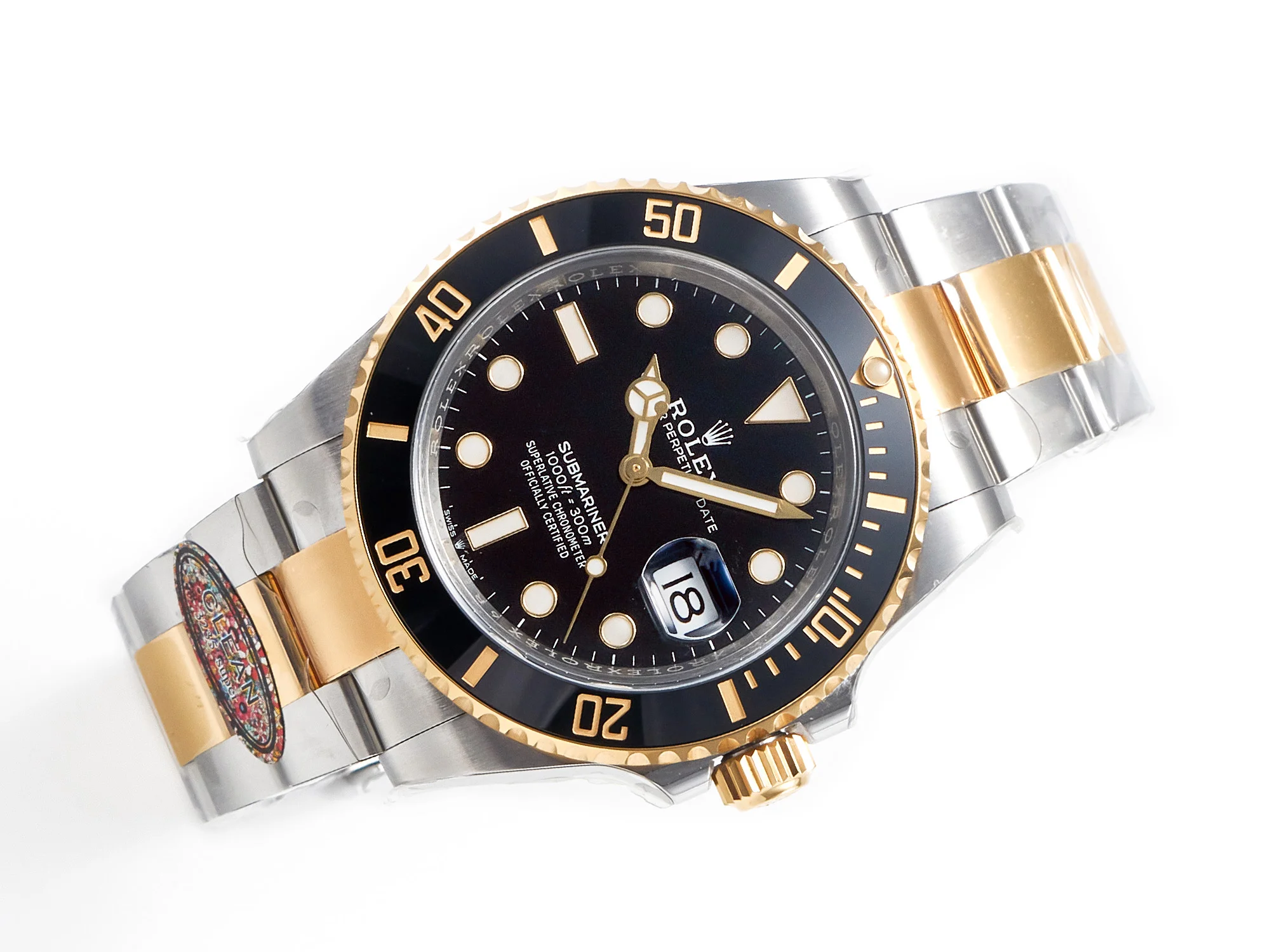 Submariner 126613LN 41mm Clean 1:1 Best Edition YG/SS Black Dial VR3235