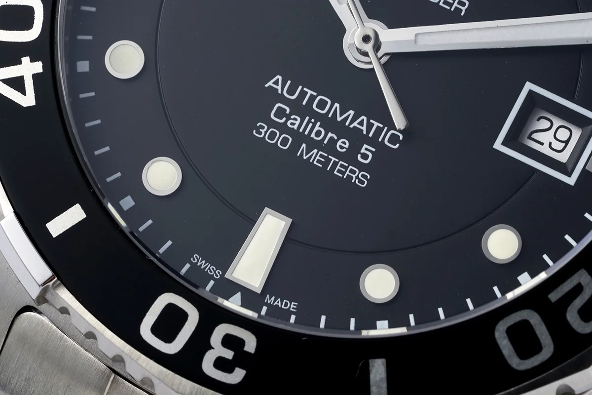 Tag Heuer Aquaracer Caliber 5 Black Dial Ref. WAN2110.BA08