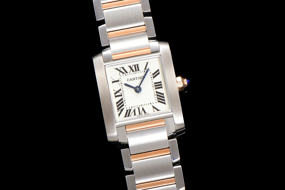 Tank Francaise Watch Small Steel/Rose Gold