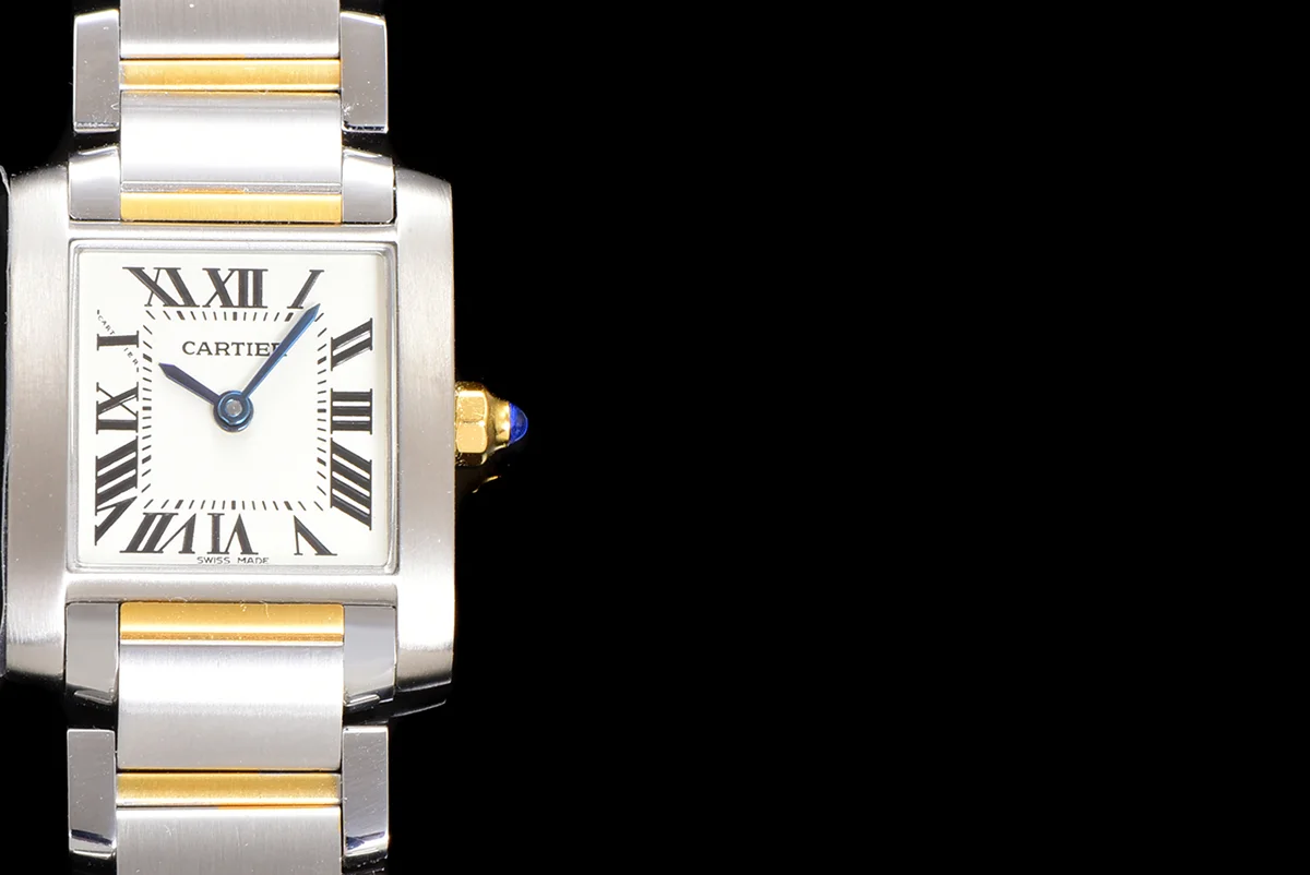 Tank Francaise Watch Small Steel/Yellow Gold
