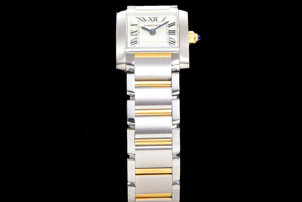 Tank Francaise Watch Small Steel/Yellow Gold