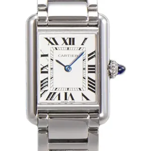 Tank Must 29.5mm White Dial in Steel