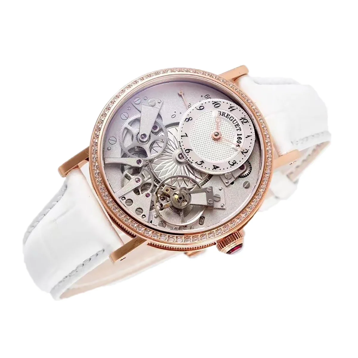 Tradition 7038BR/18/9V6/D00D Skeleton Dial in Rose Gold