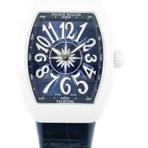 Vanguard Moonphase V32 Blue Dial in Ceramic on Blue Strap
