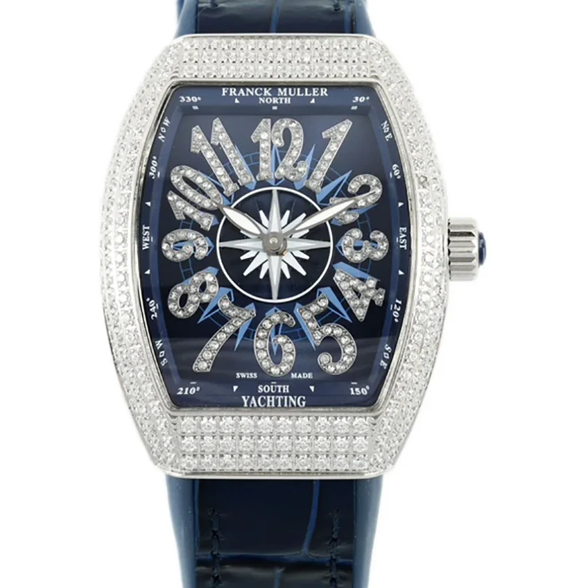 Vanguard V32 Blue Dial with Diamonds Markers
