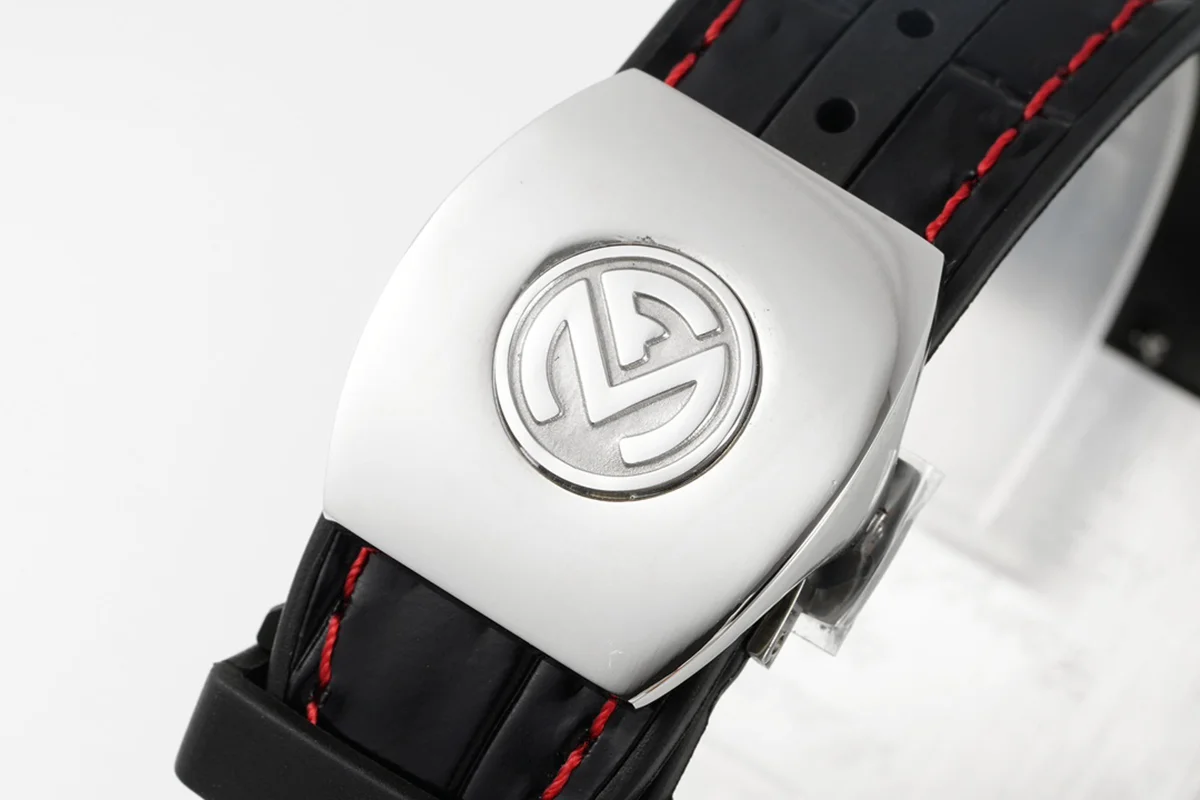 Vanguard Yachting Dragon V45YT Red Dial with Baguette Diamond Bezel