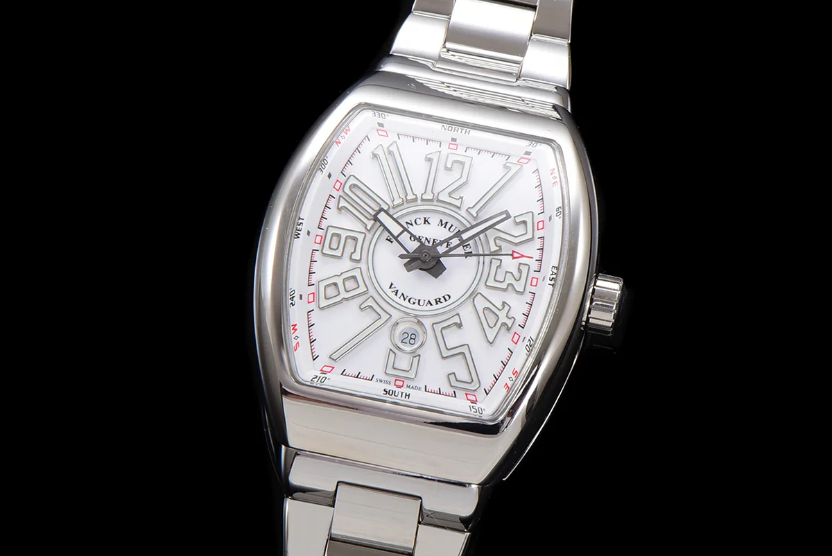Vanguard Yachting White Dial V45 on Bracelet