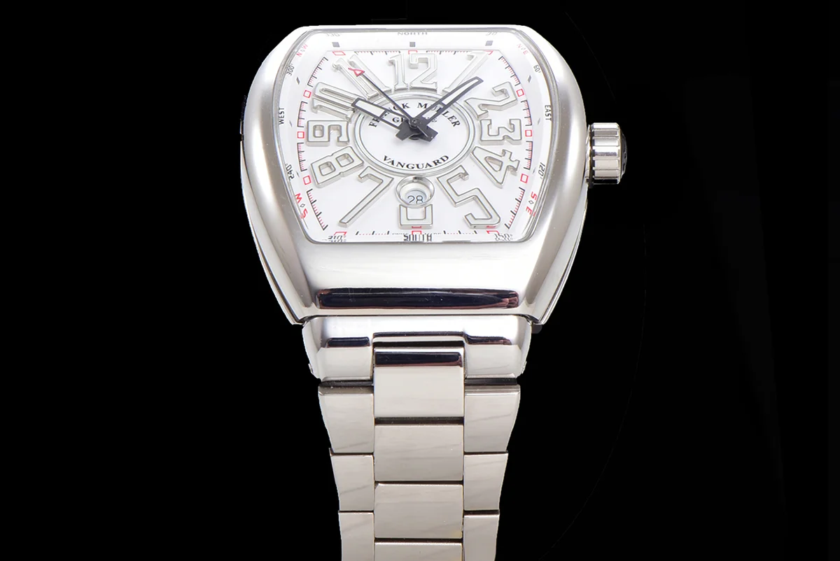 Vanguard Yachting White Dial V45 on Bracelet
